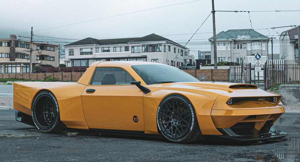 Dodge Challenger SRT Pickup truck concept - BIS Dailycarblog