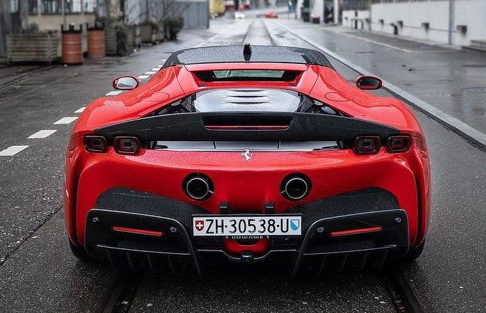 SF90 Stradale - Rear - Daily Car Blog