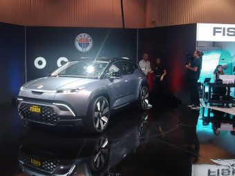 Fisker Ocean reveal at the 2022 Mobile World Congress