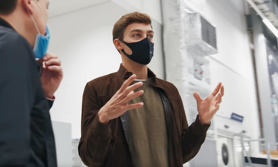 George Russell Visits Mercedes AMG F1 - Daily Car Blog