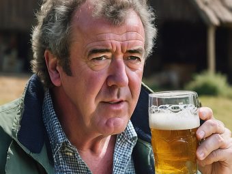 Jeramy Clarkson Drinking beer - Jeramy Clarkson Drinking beer - The Lost Brother of Jeremy Clarkson Top Gear