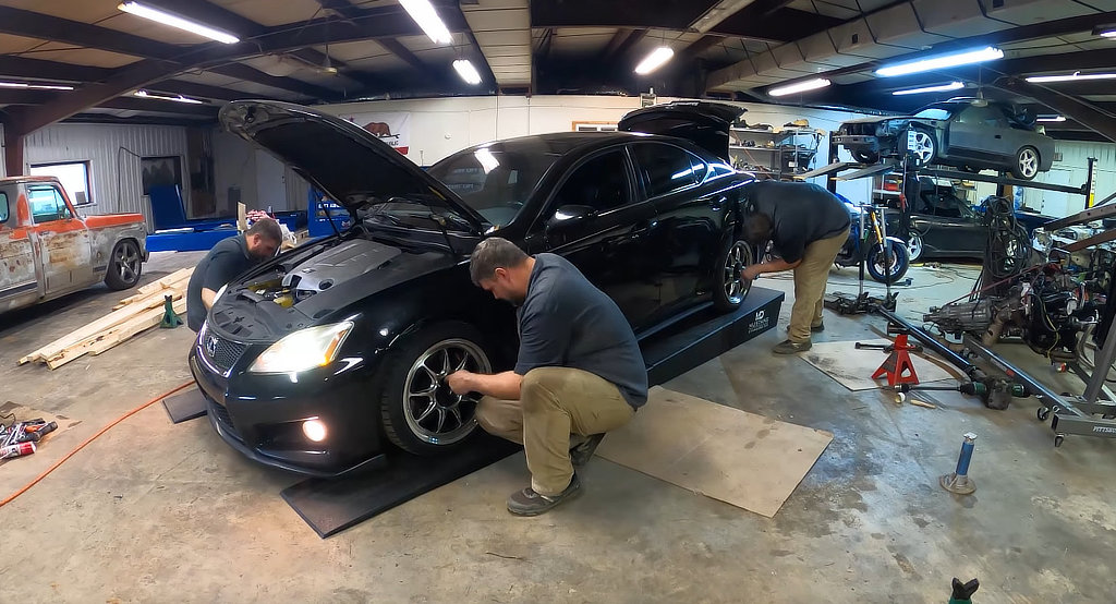 Lexus IS F Repair Tutorial dailycarblog