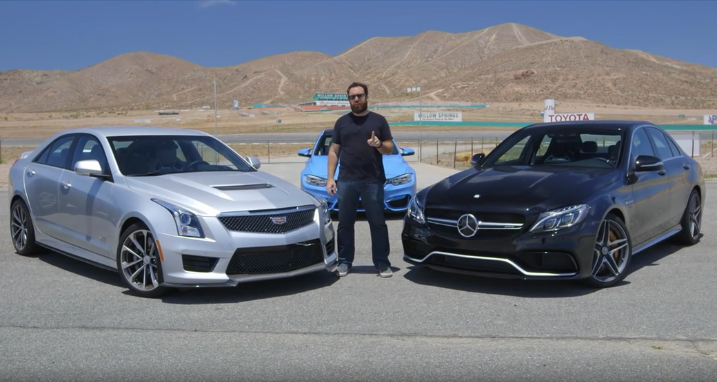 Mercedes-C63-vs-Cadillac-AST-V-Shootout