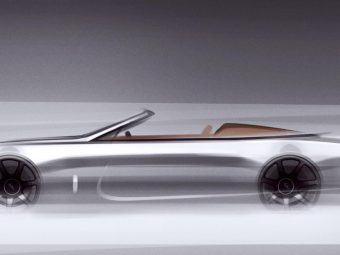 Rolls Royce Dawn Silver Bullet - exterior Sketch - Dailycarblog