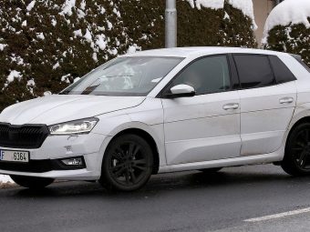 Skoda Fabia MK4 Spy Shot DailyCarBlog
