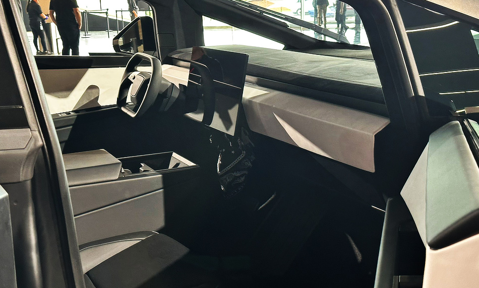 Tesla Investor Day _ Cybertruck Interior reveal