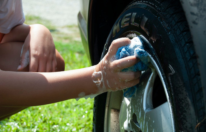 When I'm cleaning windows