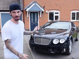 Busted Bentley Continental GT - Dailycarblog